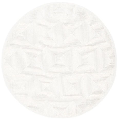 Safavieh Textural 6'-0" x 6'-0" Rug in Ivory