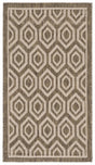 Safavieh Courtyard 2'-0" x 3'-7" Rug in Brown / Bone