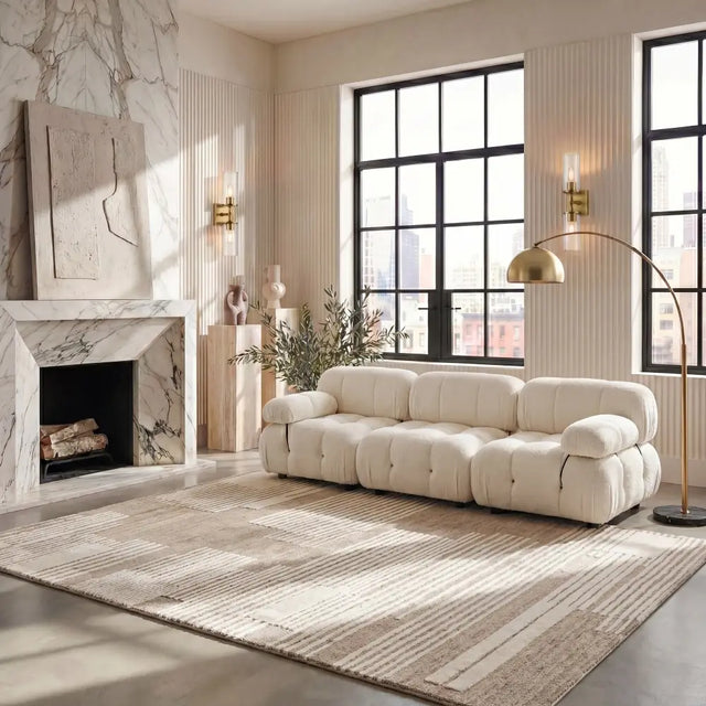Safavieh Harvest 8'-0" x 10'-0" Rug in Beige / Ivory