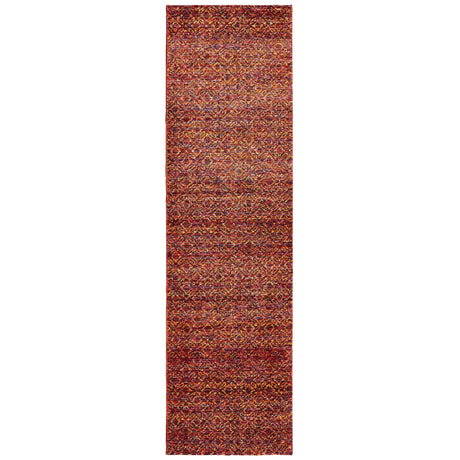 Oriental Weavers Sphinx Atlas 8048K Red/Rust Rugs - runner