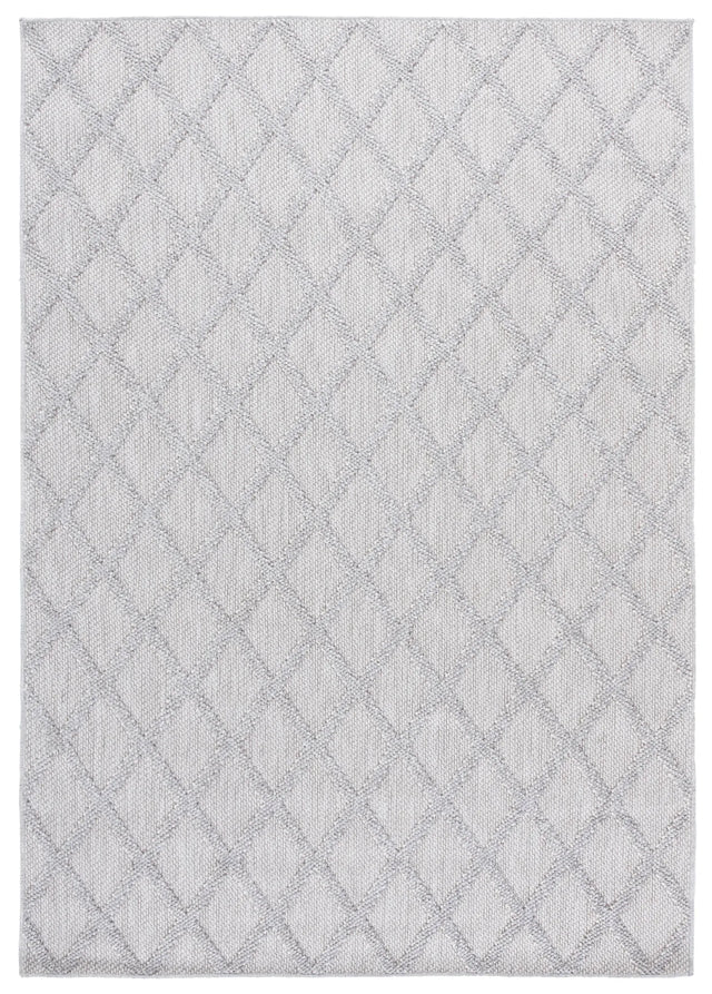Safavieh Highland 4'-0" x 6'-0" Rug in Light Grey / Ivory