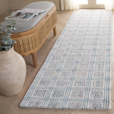 Safavieh Ebony 2'-3" x 9'-0" Rug in Blue / Ivory