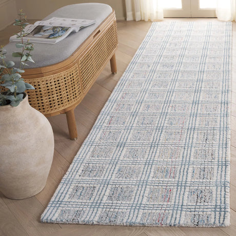 Safavieh Ebony 2'-3" x 9'-0" Rug in Blue / Ivory