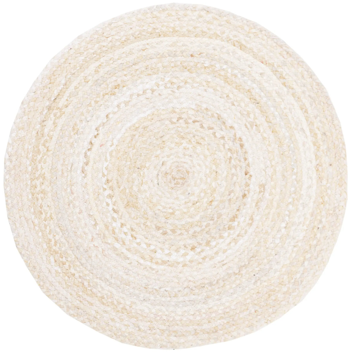 Safavieh Braided 3'-0" x 3'-0" Rug in Beige