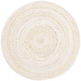 Safavieh Braided 3'-0" x 3'-0" Rug in Beige