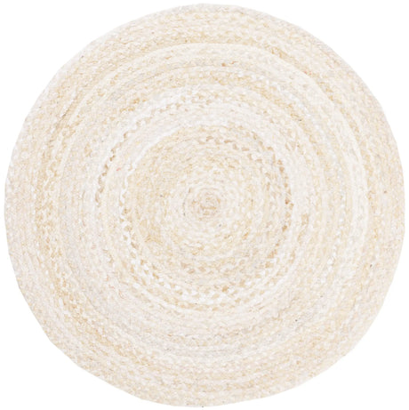 Safavieh Braided 3'-0" x 3'-0" Rug in Beige