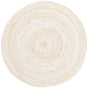 Safavieh Braided 3'-0" x 3'-0" Rug in Beige