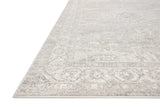 Loloi Odette Odt-02 Silver/Ivory Rug - rug corner