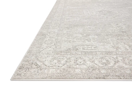 Loloi Odette Odt-02 Silver/Ivory Rug - rug corner