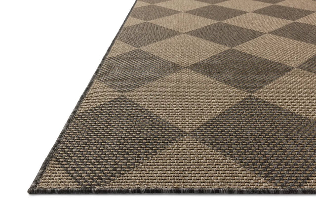 Chris Loves Julia x Loloi Providence PRC-04 Graphite / Sand Rug - rug corner
