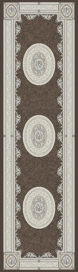 Dynamic Rugs Ancient Garden 57226 Brown/Cream Rug - Runner 2
