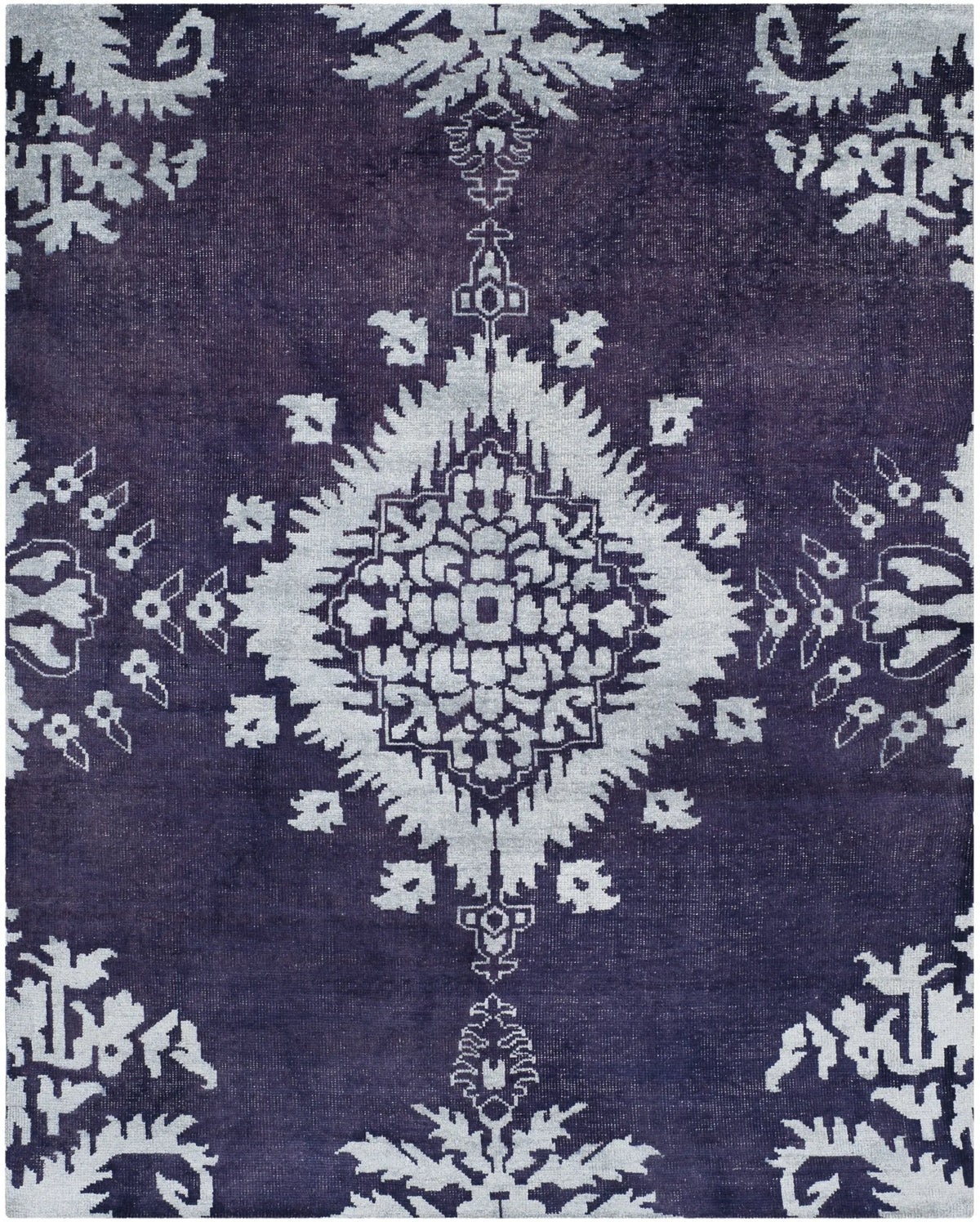 Safavieh Stone Wash 8'-0" x 10'-0" Rug in Deep Purple