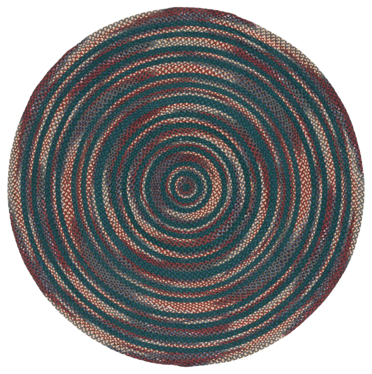 Safavieh Braided 5'-0" x 5'-0" Rug in Blue / Green