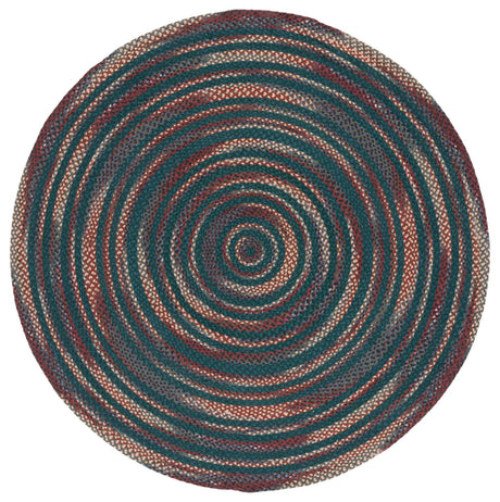 Safavieh Braided 5'-0" x 5'-0" Rug in Blue / Green
