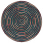 Safavieh Braided 5'-0" x 5'-0" Rug in Blue / Green