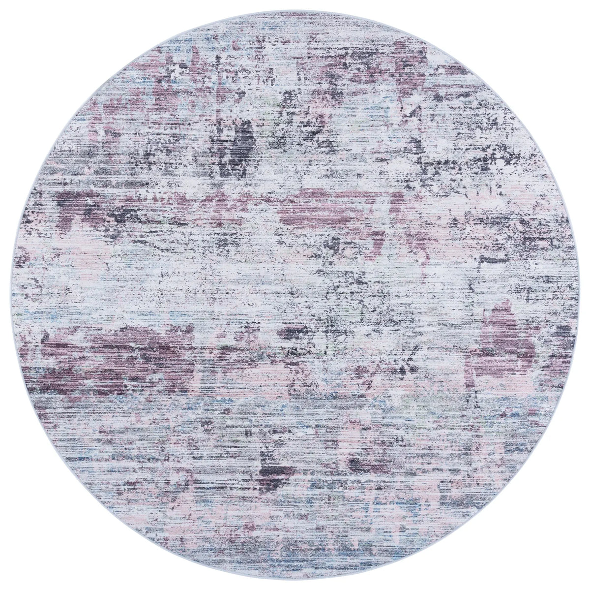 Safavieh Tacoma 6'-0" x 6'-0" Rug in Plum / Green