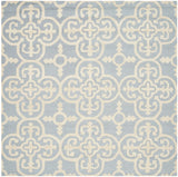 Safavieh Cambridge 6'-0" x 6'-0" Rug in Light Blue / Ivory