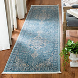 Safavieh Victoria 2'-2" x 10'-0" Rug in Blue / Grey