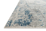 Loloi Sienne Sie-01 Dove / Ocean Rugs - rug corner