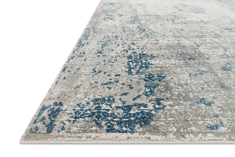 Loloi Sienne Sie-01 Dove / Ocean Rugs - rug corner