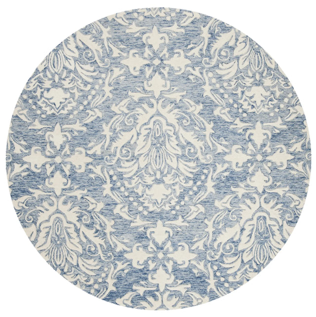Safavieh Blossom 6'-0" x 6'-0" Rug in Blue / Ivory