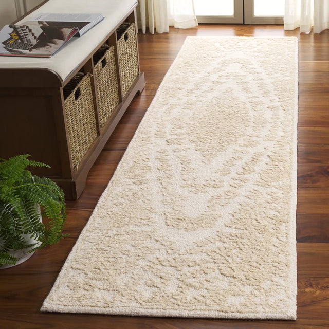 Safavieh Ebony 2'-3" x 9'-0" Rug in Ivory / Light Green