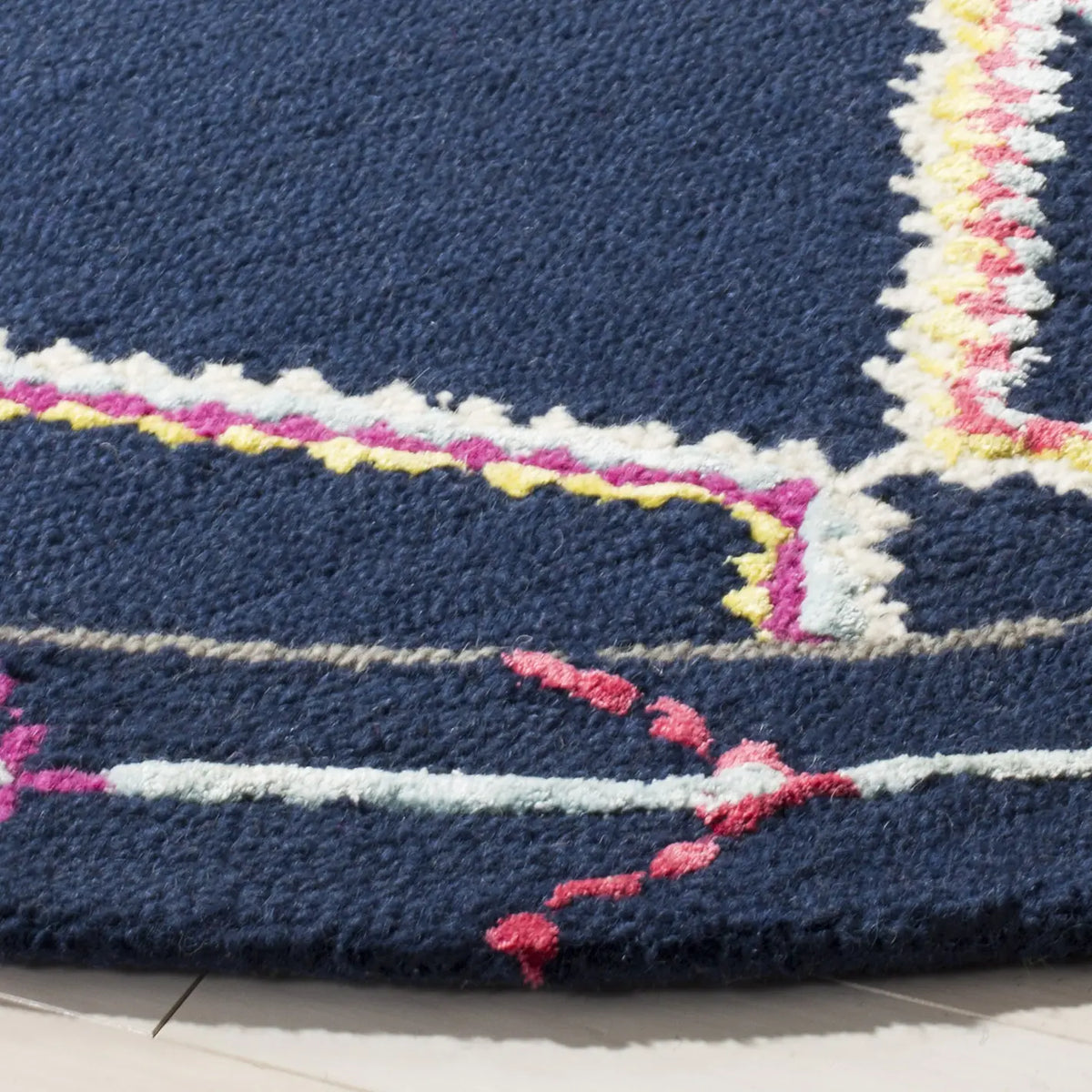 Safavieh Bellagio 5'-0" x 5'-0" Rug in Navy / Multi