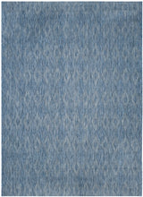 Safavieh Courtyard 10'-0" x 14'-0" Rug in Navy / Navy