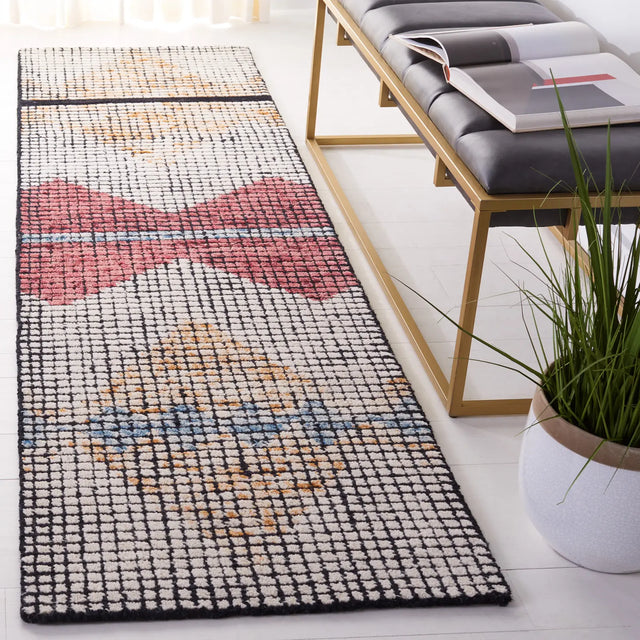 Safavieh Abstract 2'-3" x 8'-0" Rug in Ivory / Gold