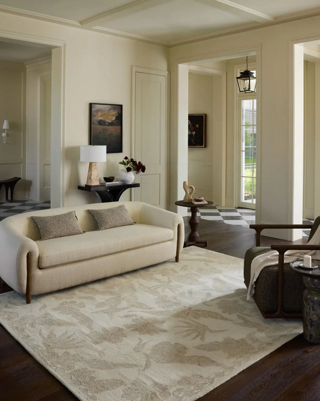 Loloi Lenore LNO-01 Ivory / Multi Rug - room scene 3