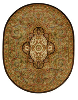 Safavieh Classic 7'-6" x 9'-6" Rug in Beige / Olive
