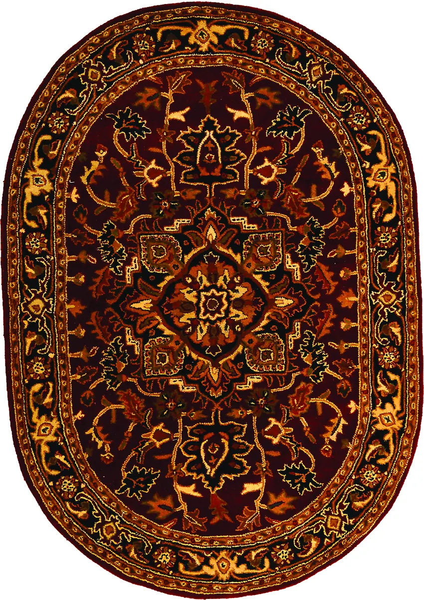 Safavieh Classic 4'-6" x 6'-6" Rug in Red / Navy
