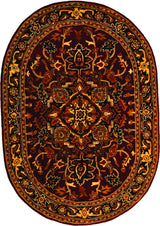 Safavieh Classic 4'-6" x 6'-6" Rug in Red / Navy
