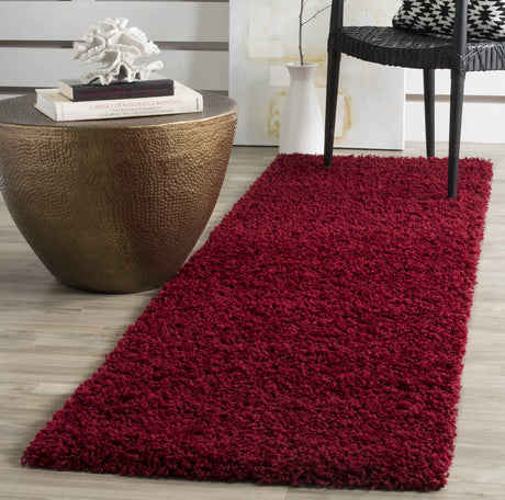 Safavieh Sga-Athens Shag 2'-3" x 8'-0" Rug in Red