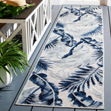 Safavieh Cabana 2'-0" x 10'-0" Rug in Grey / Navy