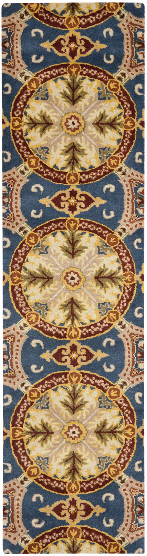 Safavieh Wyndham 2'-3" x 9'-0" Rug in Blue / Gold