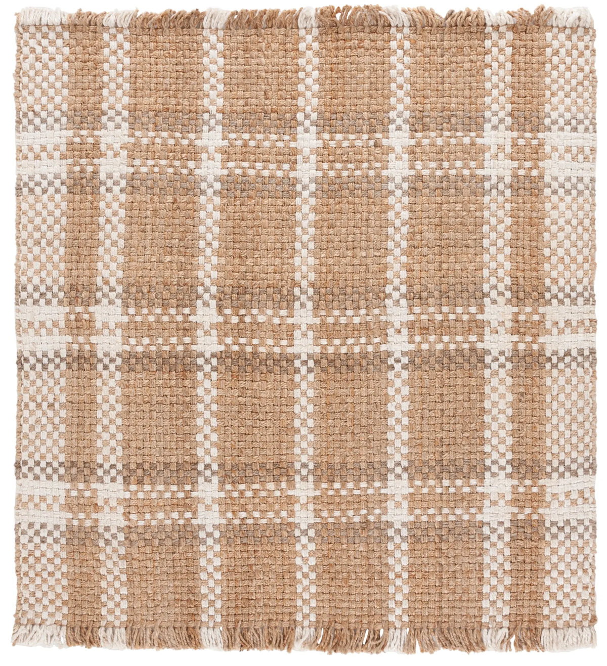 Safavieh Natural Fiber 6'-0" x 6'-0" Rug in Natural / Bleach