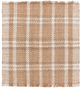 Safavieh Natural Fiber 6'-0" x 6'-0" Rug in Natural / Bleach
