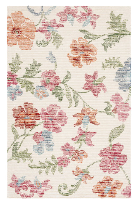 Safavieh Jardin 4'-0" x 6'-0" Rug in Ivory / Red