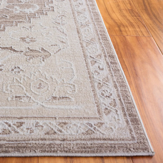 Safavieh Sydney 4'-0" x 6'-0" Rug in Beige / Brown Ivory