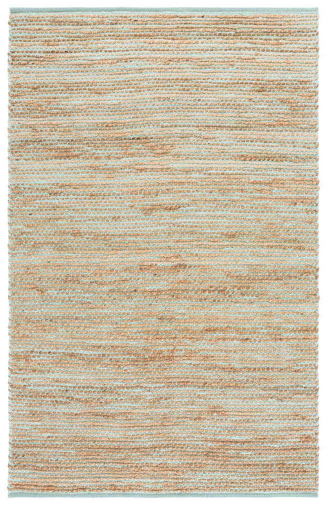Safavieh Cape Cod 4'-0" x 6'-0" Rug in Turquoise / Natural