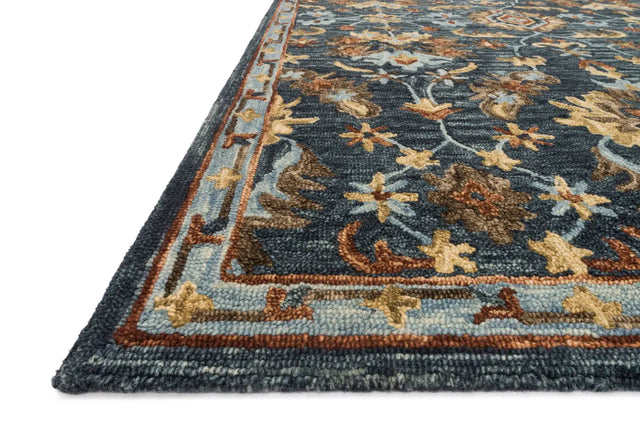 Loloi Victoria Vk-14 Denim / Multi Rugs - rug corner