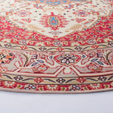 Safavieh Tucson 6'-0" x 6'-0" Rug in Red / Beige