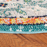 Safavieh Madison 5'-0" x 5'-0" Rug in Grey / Light Blue