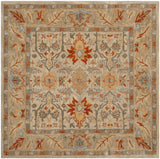 Safavieh Antiquity 6'-0" x 6'-0" Rug in Beige / Multi