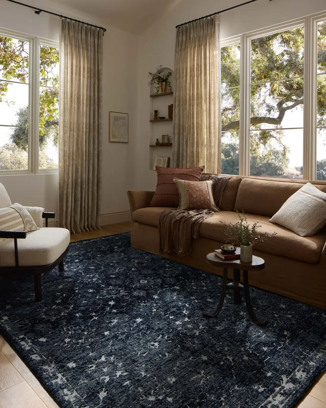 Loloi Percival PCV-02 Navy / Ivory Rug - room scene 3