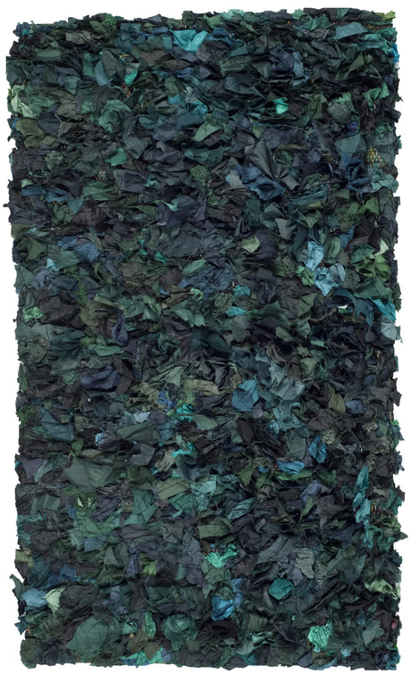 Safavieh Rio Shag 2'-6" x 4'-0" Rug in Green / Multi