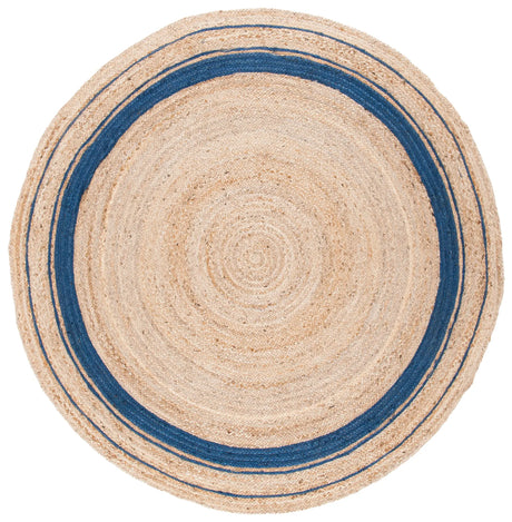 Safavieh Natural Fiber 6'-0" x 6'-0" Rug in Navy / Natural