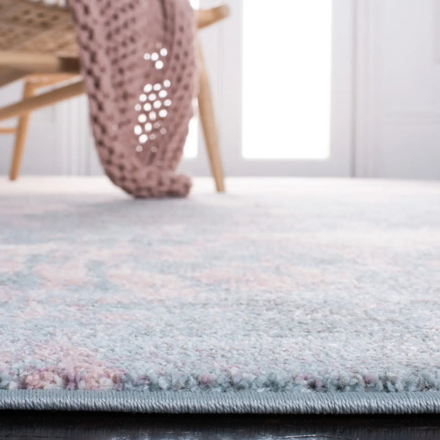 Safavieh Glacier 4'-0" x 6'-0" Rug in Pink / Blue