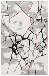 Safavieh Metro 4'-0" x 6'-0" Rug in Ivory / Grey